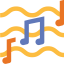 Музыкальные ноты иконка 64x64