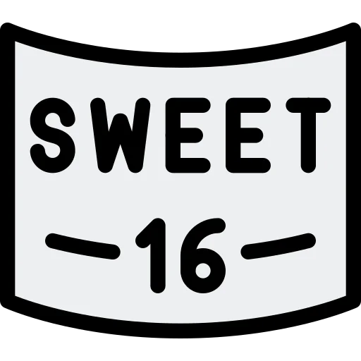 Sweet sixteen icon