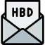 Birthday card icône 64x64