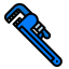 Pipe wrench icon 64x64