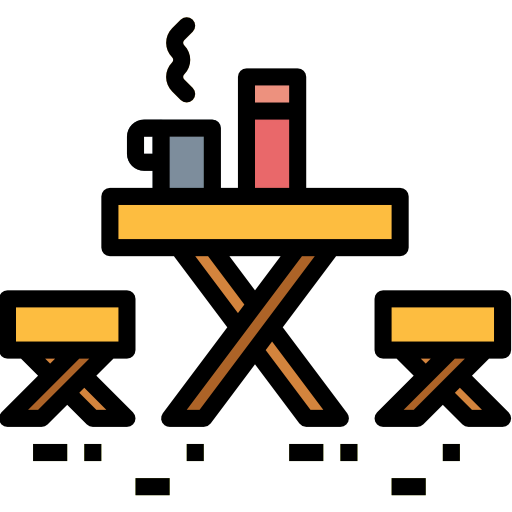 Camp table icon