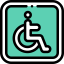 Disabled sign Ikona 64x64