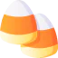 Candy corn icon 64x64