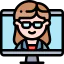 Elearning ícono 64x64