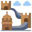 Great wall of china icon 64x64