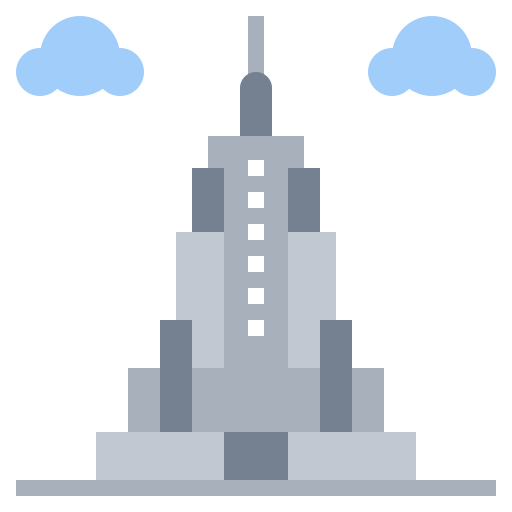 Empire state building icon