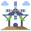 Kinderdijk windmills icon 64x64