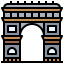 Arc de triomphe icon 64x64