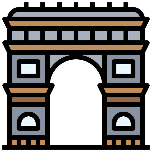 Arc de triomphe icon