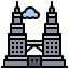 Petronas twin tower icon 64x64