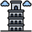 Leaning tower of pisa icon 64x64