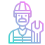 Construction worker icon 64x64