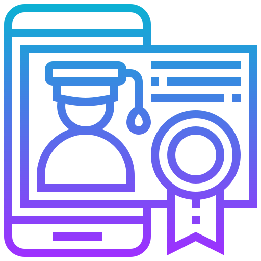 Digital certificate アイコン