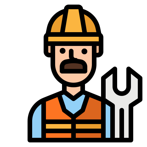Construction worker icône
