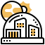 Space colony icon 64x64