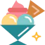 Ice cream cup icon 64x64