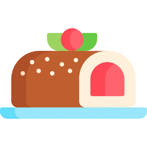 Roll cake icône