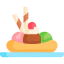Banana split icon 64x64