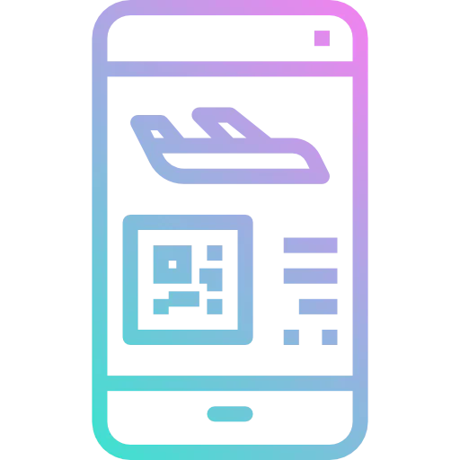 Boarding pass icon