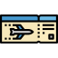 Boarding pass icon 64x64