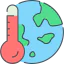 Global warming icon 64x64