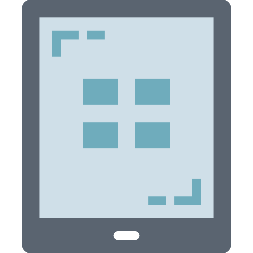 Tablet screen icon