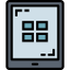 Tablet screen icon 64x64