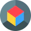 3d cube ícone 64x64