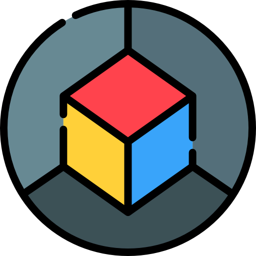 3d cube icon