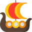 Viking ship 图标 64x64