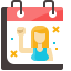 Womens day icon 64x64