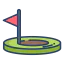 Golf field icon 64x64
