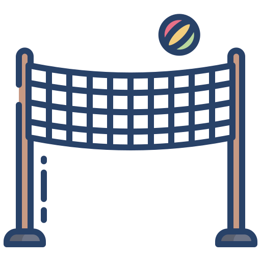 Volleyball net icon