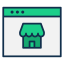 Online shop icon 64x64