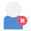 Remove user Symbol 64x64