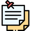 Paper note icon 64x64