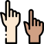 Raise hand biểu tượng 64x64