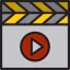 Clapperboard icône 64x64