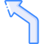 Left turn Ikona 64x64