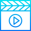 Clapperboard icône 64x64