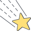 Shooting star icon 64x64