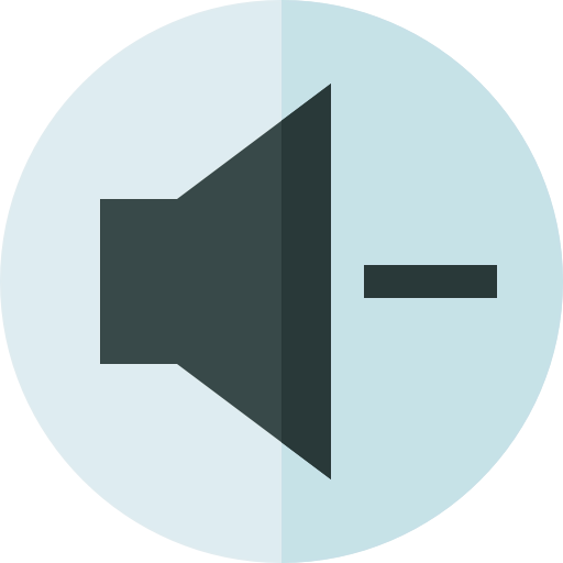 Reduce volume icon