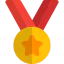 Medal ribbon icon 64x64