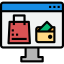 Shopping online ícone 64x64