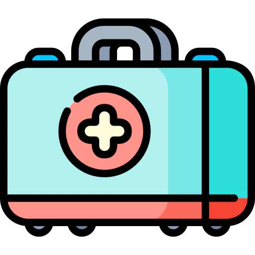 First aid kit icon