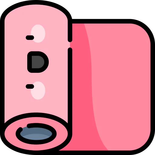 Yoga mat icon