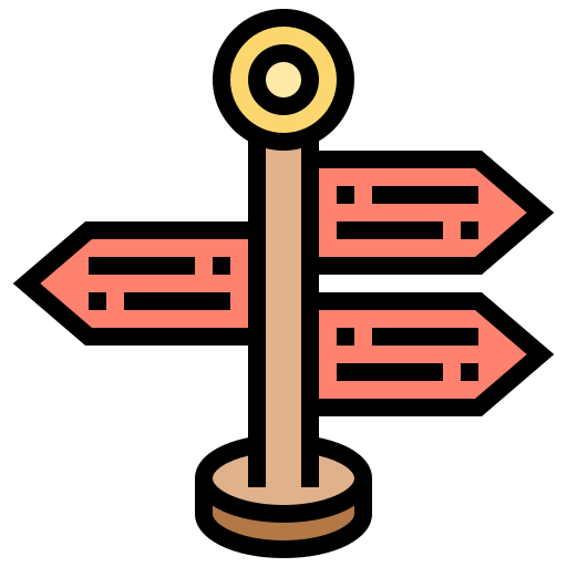 Signpost icon