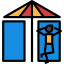 Sunbathing icon 64x64