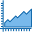 Area chart icon 64x64