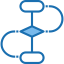 Flow chart icon 64x64